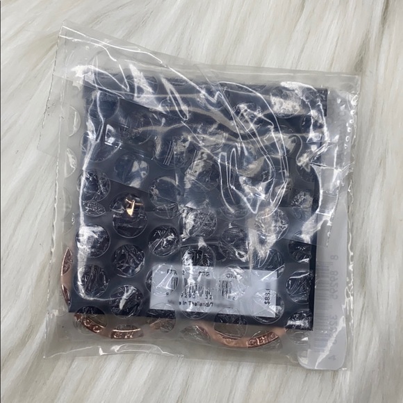 Coach Hoop Earrings RoseGold F73022 - Picture 4 of 10